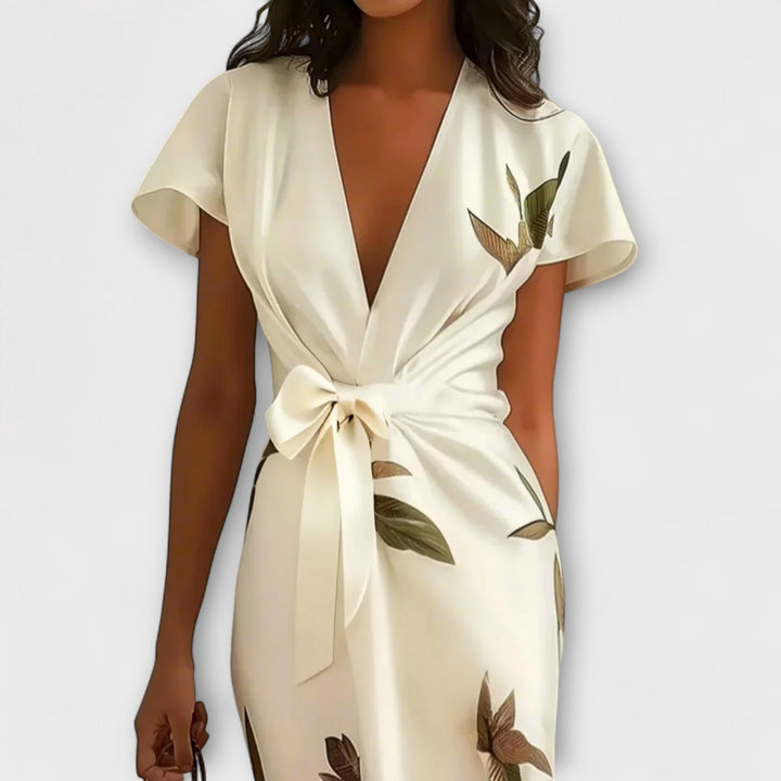 Serena – Satin Wrap Dress