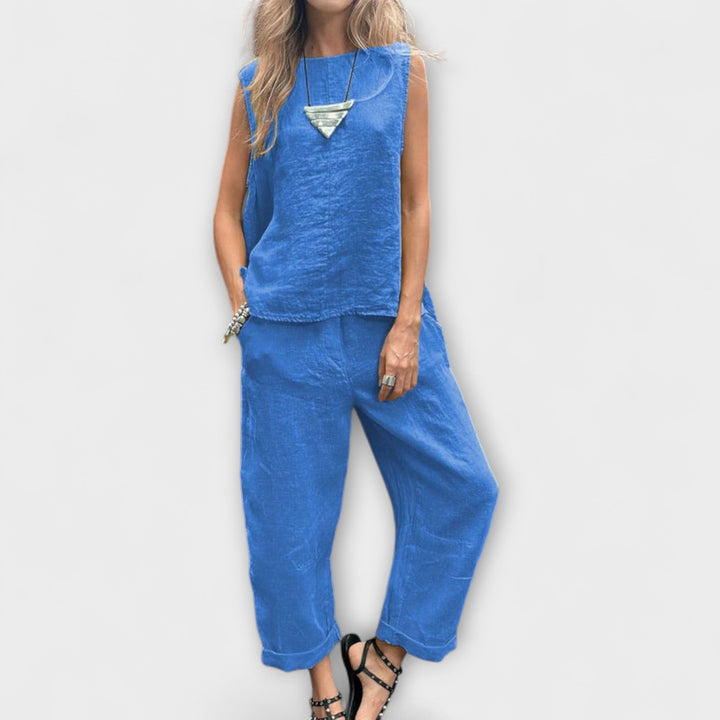 Jennifer – Relaxed Cotton-Linen Co-ord Set