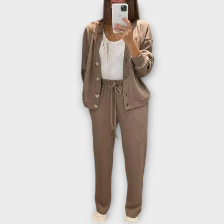 Chantal | Cardigan & Pants Set