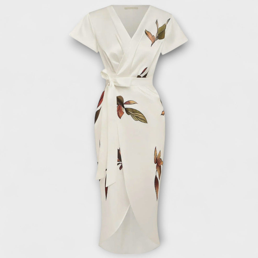 Serena – Satin Wrap Dress
