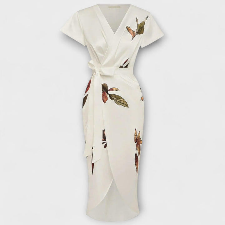 Serena – Satin Wrap Dress