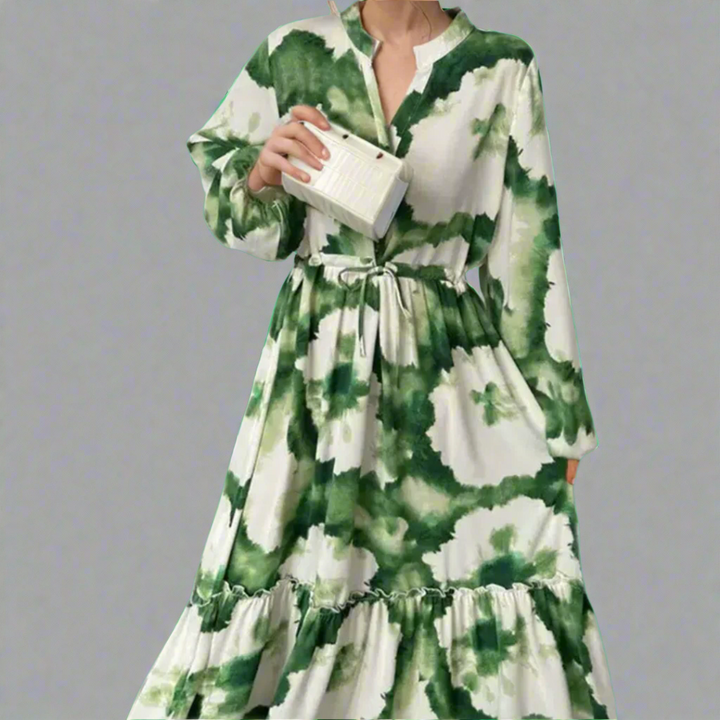Veleda | Premium Maxi Dress with Elegant V-Neck