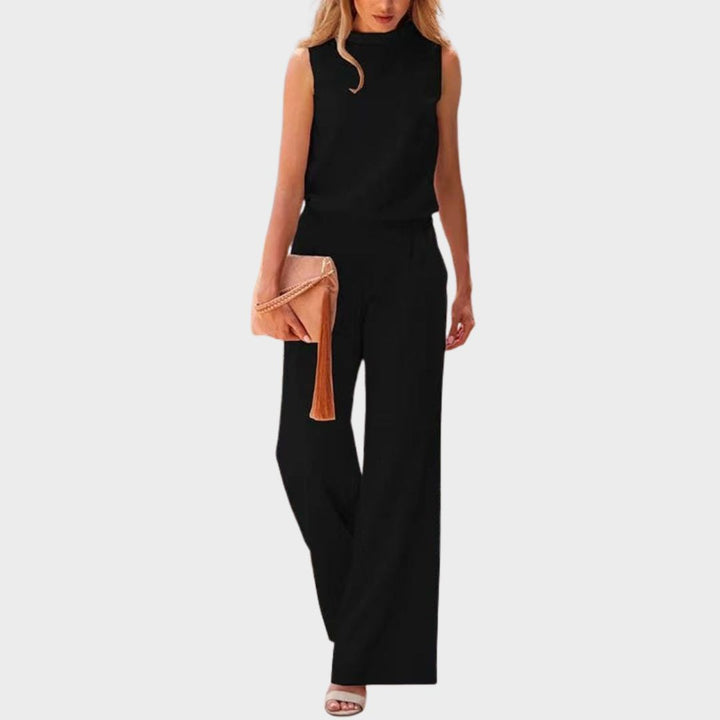 Leona™ | Sleeveless Wide-Leg Jumpsuit