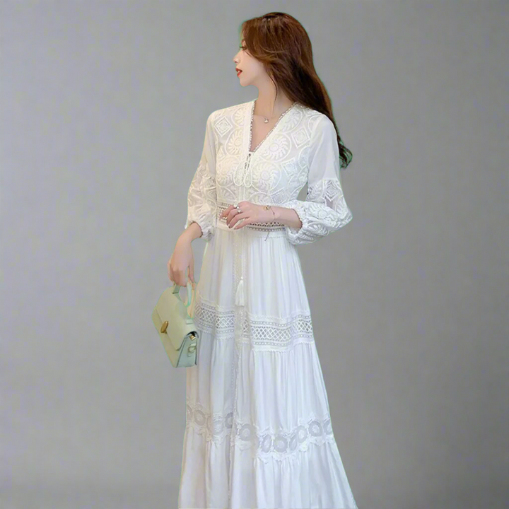 Trixi | Airy maxi dress made of organic cotton