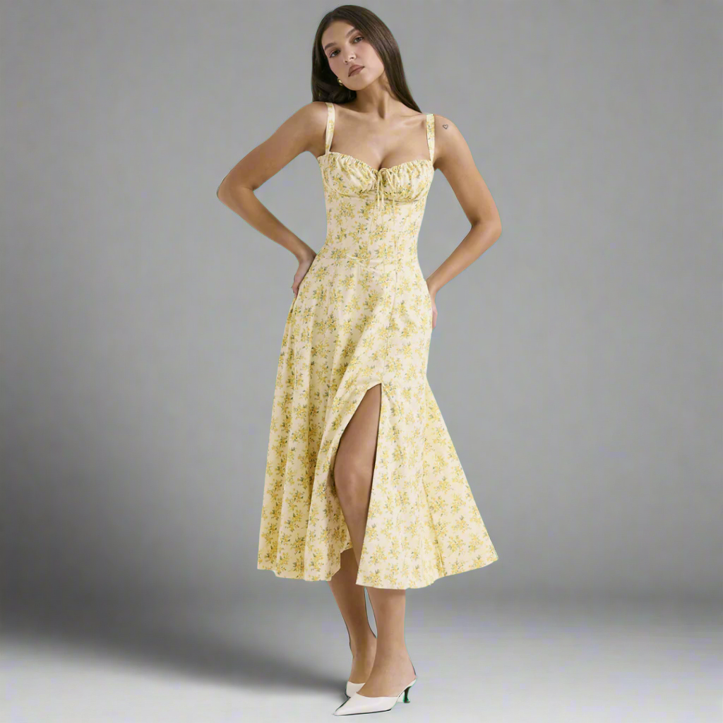 Josina | Premium Waist Dress with Bustier Design