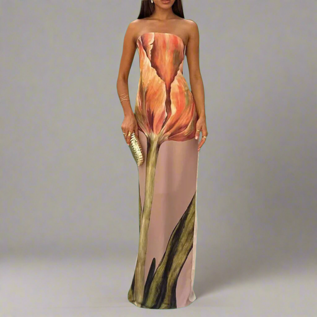 Judith | Shiny dress made of premium fabric