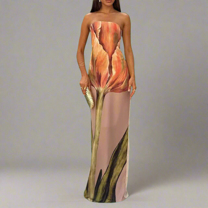 Judith | Shiny dress made of premium fabric
