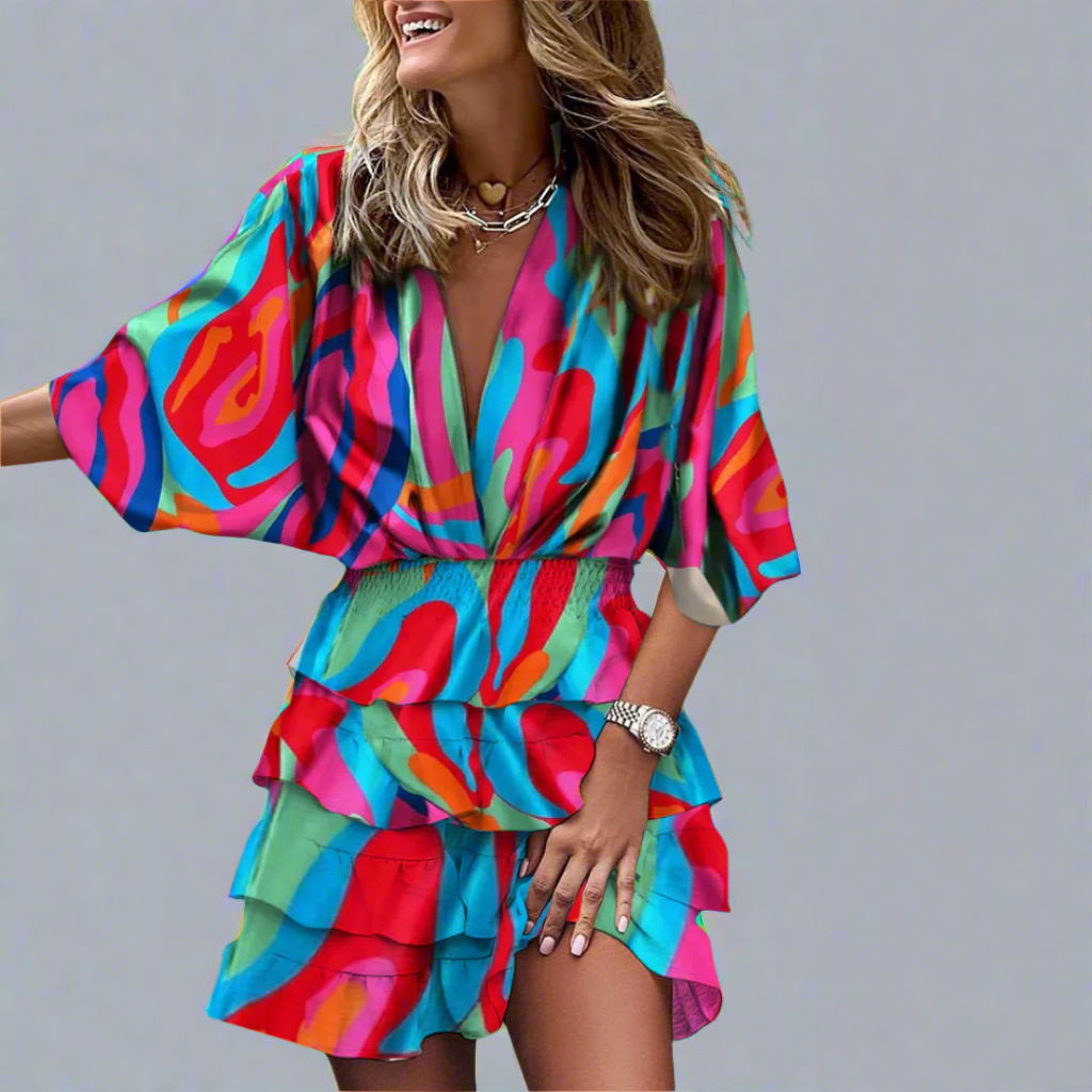 Undine | Stylish mini dress made of premium fabric