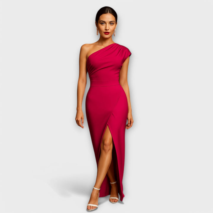 Seraphina – Elegant Asymmetric Evening Gown