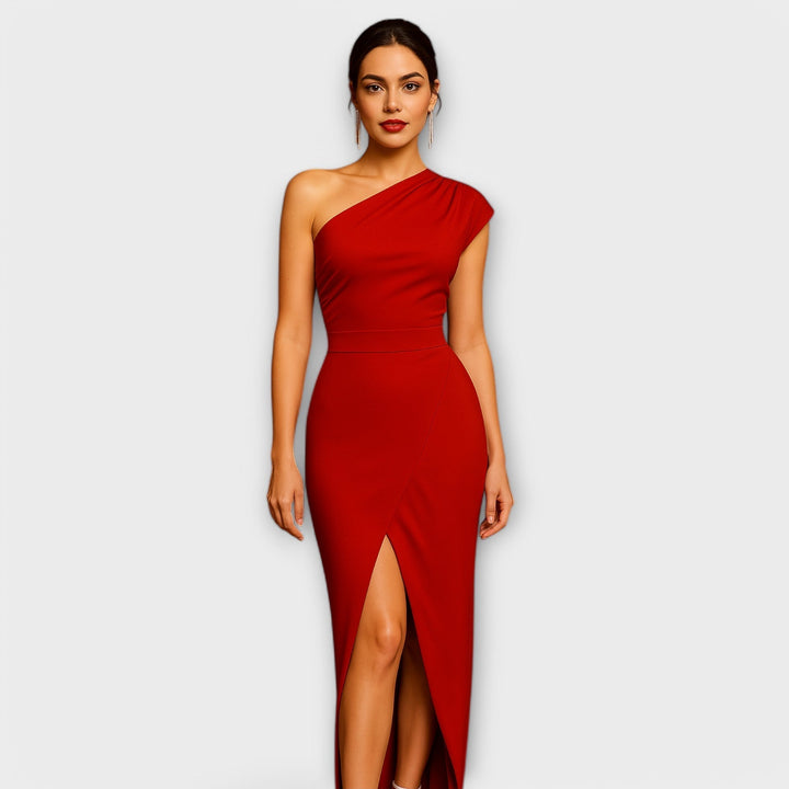 Seraphina – Elegant Asymmetric Evening Gown