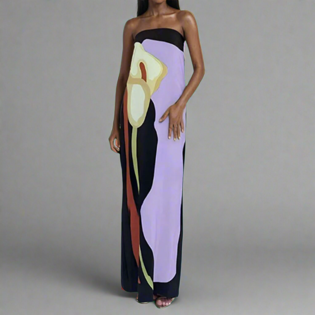 Judith | Shiny dress made of premium fabric