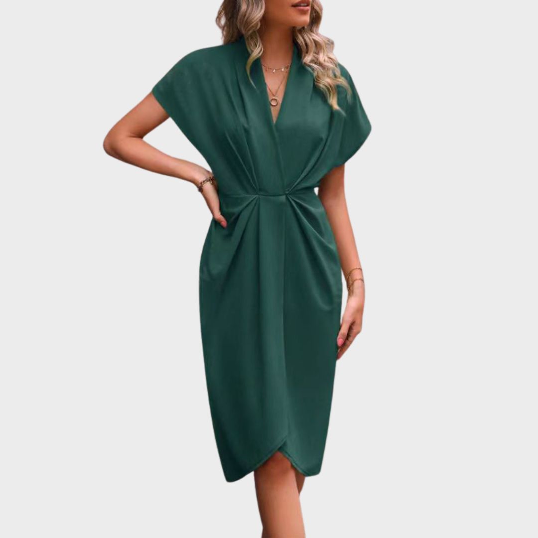 Kaye™ | Elegant Midi Wrap Dress