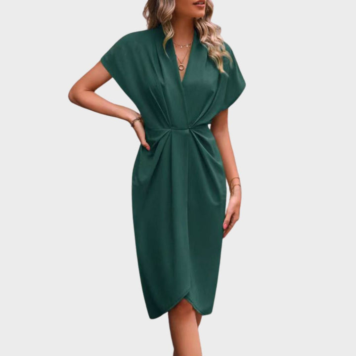 Kaye™ | Elegant Midi Wrap Dress