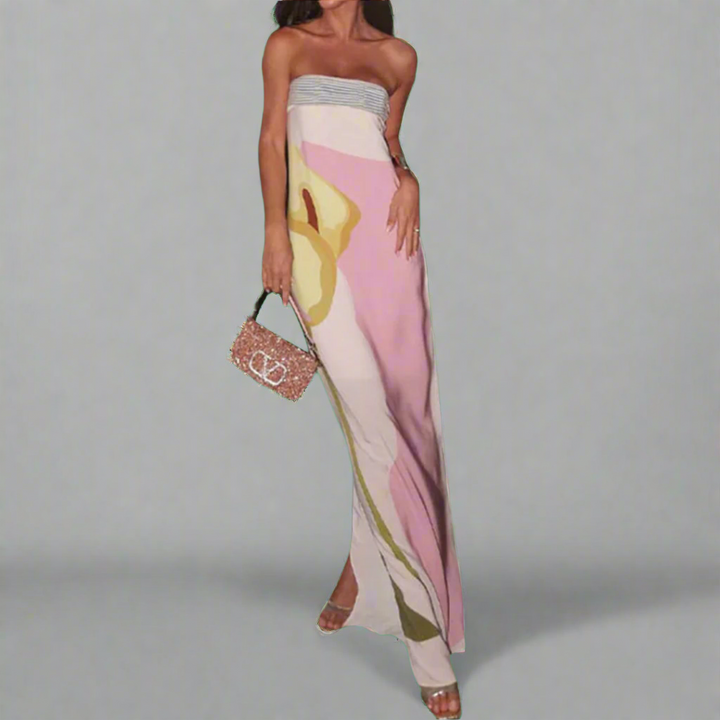 Judith | Shiny dress made of premium fabric
