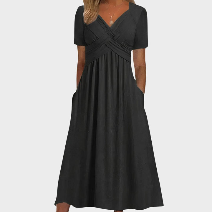 Aria™ | Comfortable V-Neck Dress