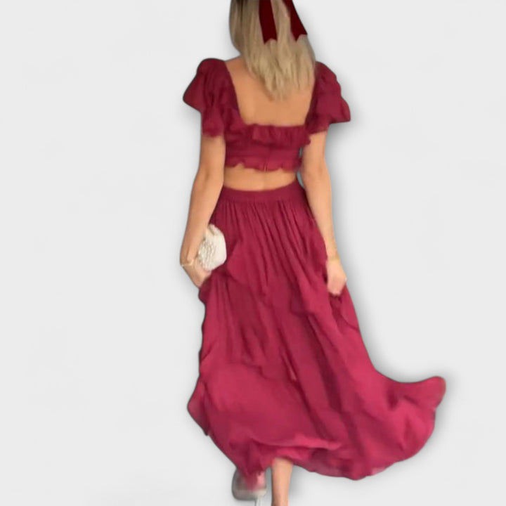 Eliza – Dress with Ruffle Details