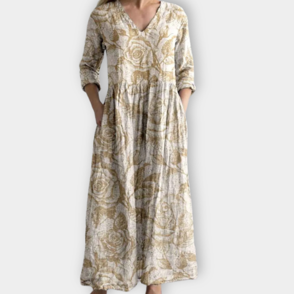 Unda | Boho Maxi Dress made of soft premium fabric
