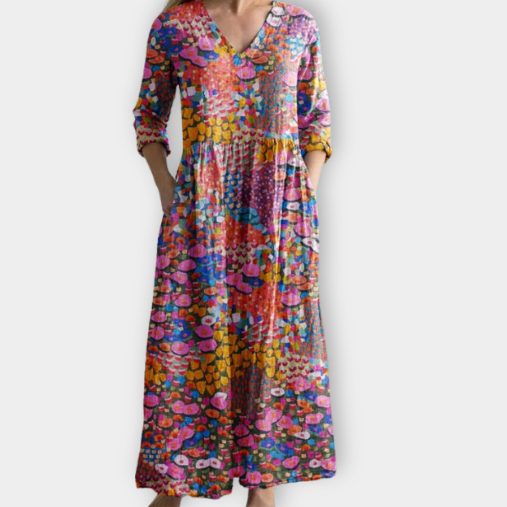 Prisanda | Boho Maxi Dress made of soft premium fabric
