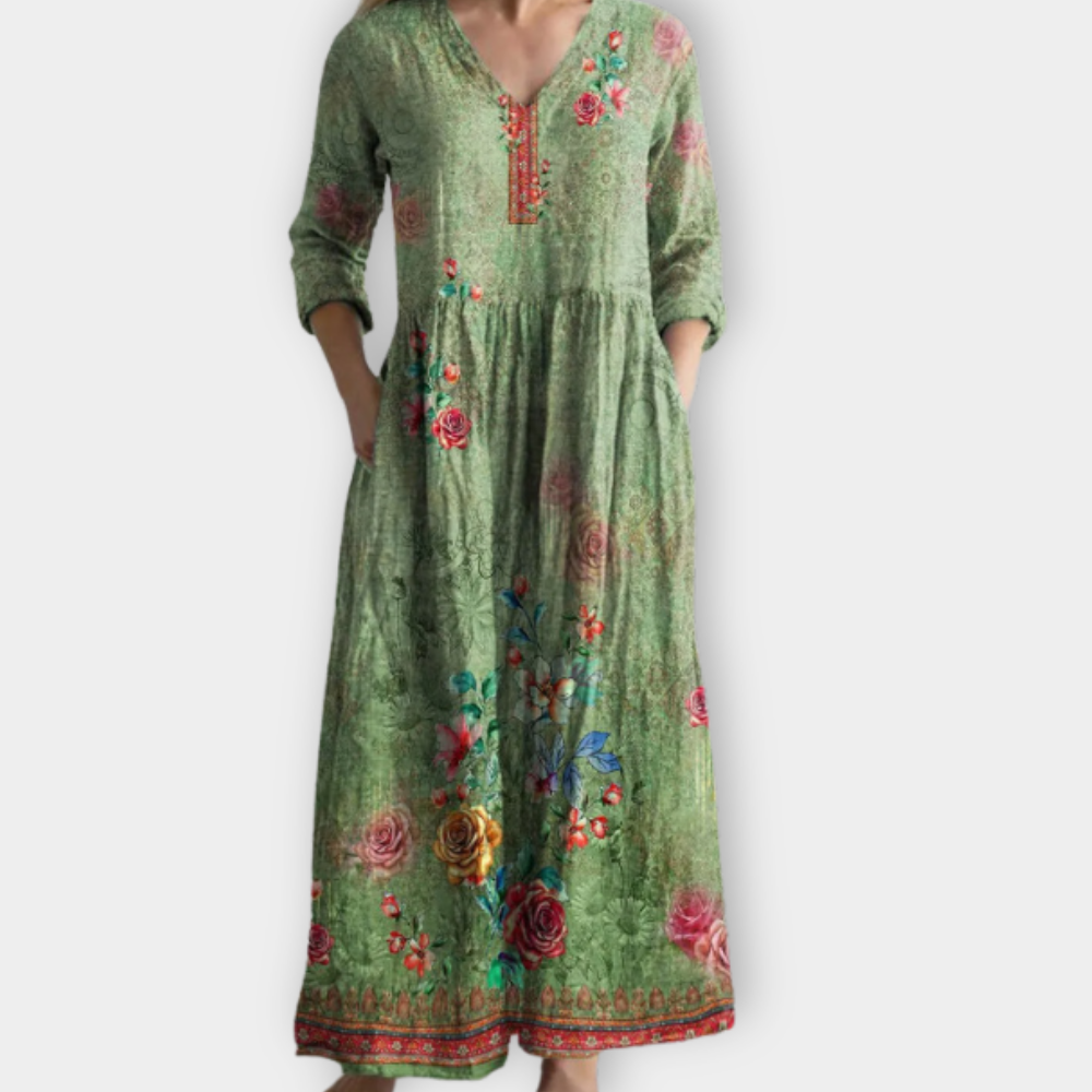 Lanfrida | Boho maxi dress made of soft premium fabric