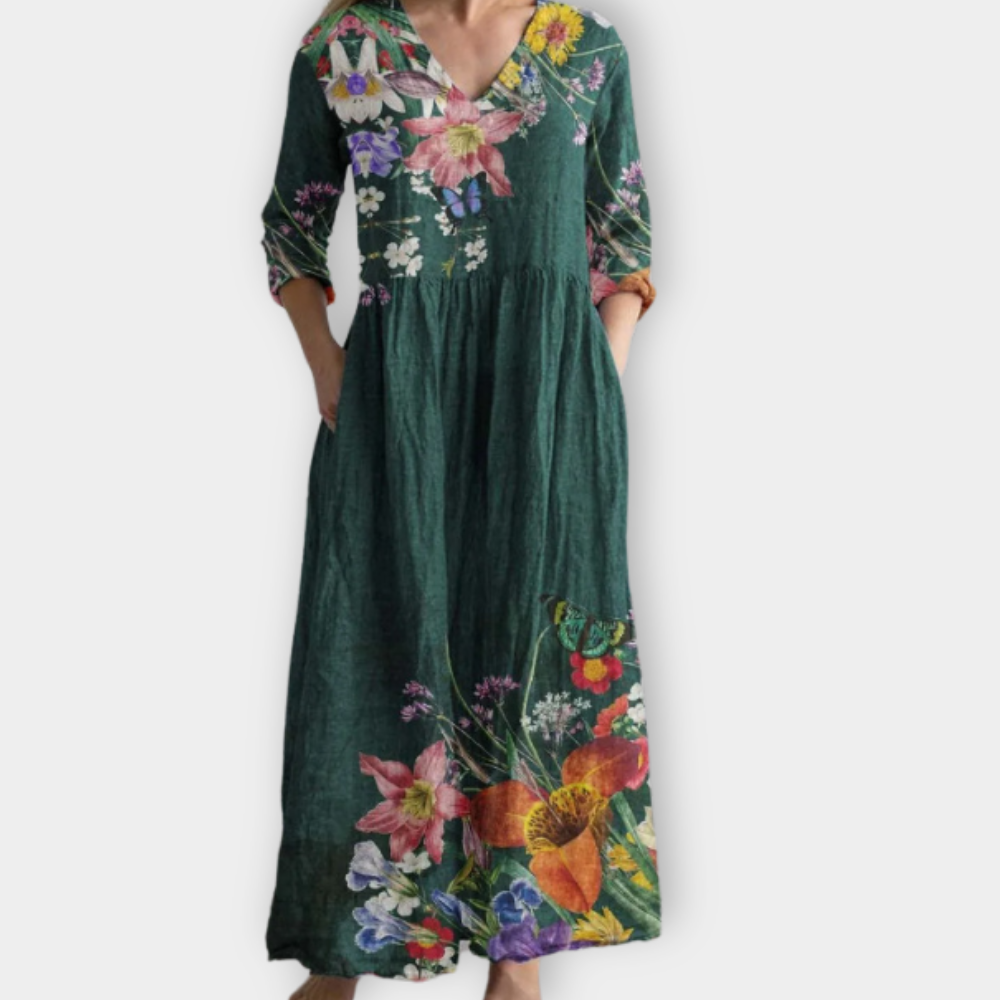 Jorunhild | Boho Maxidress made from soft premium fabric