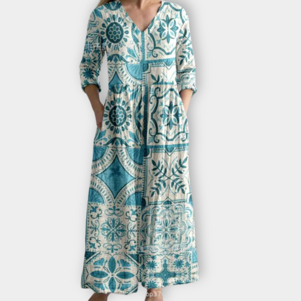 Xaviera | Boho Maxi Dress made of soft premium fabric