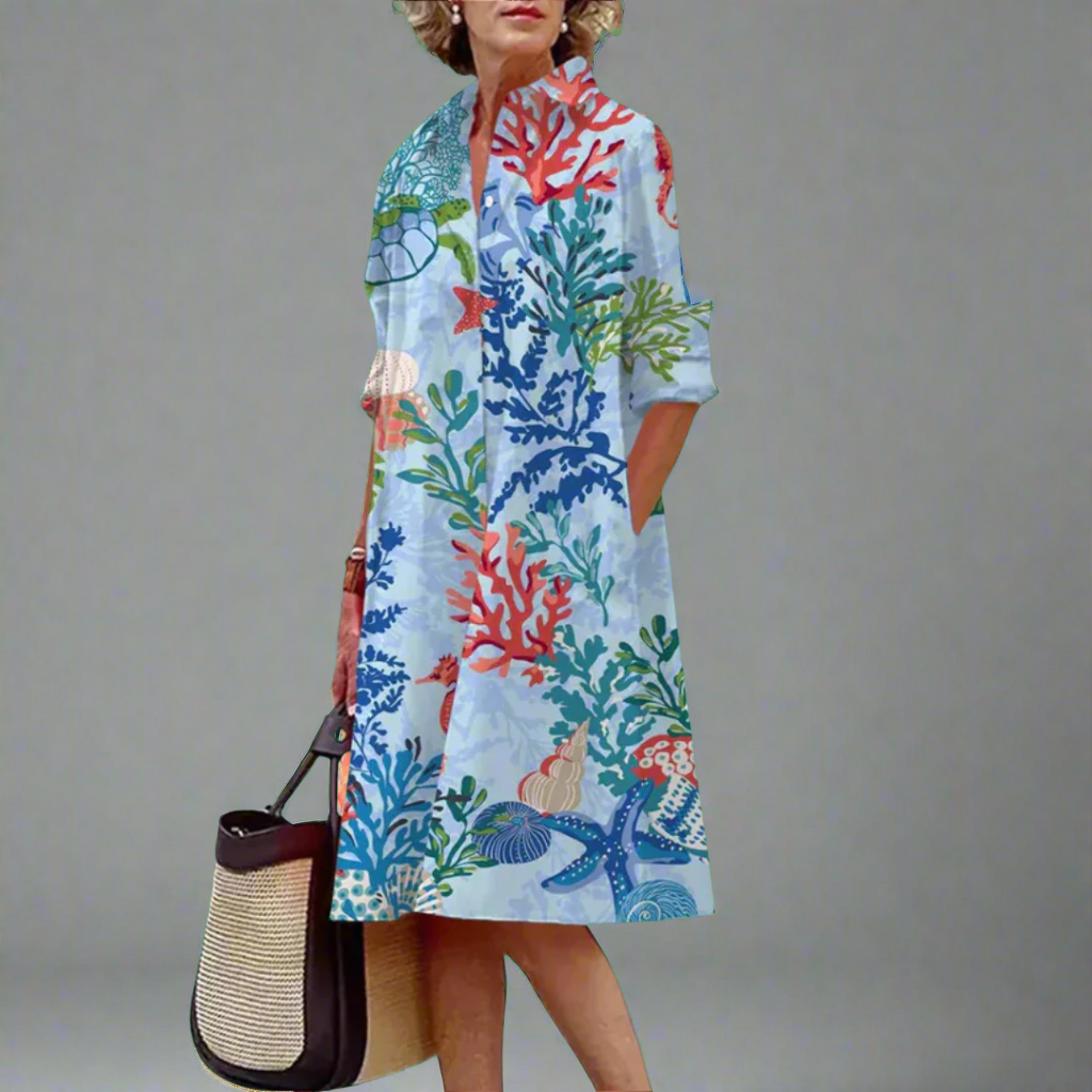 Annkathrin | Handmade premium midi dress with polka dots