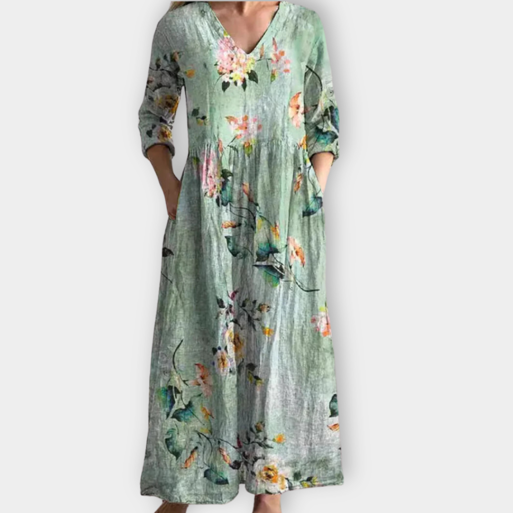 Kreszenz | Boho Maxi Dress made of soft premium fabric