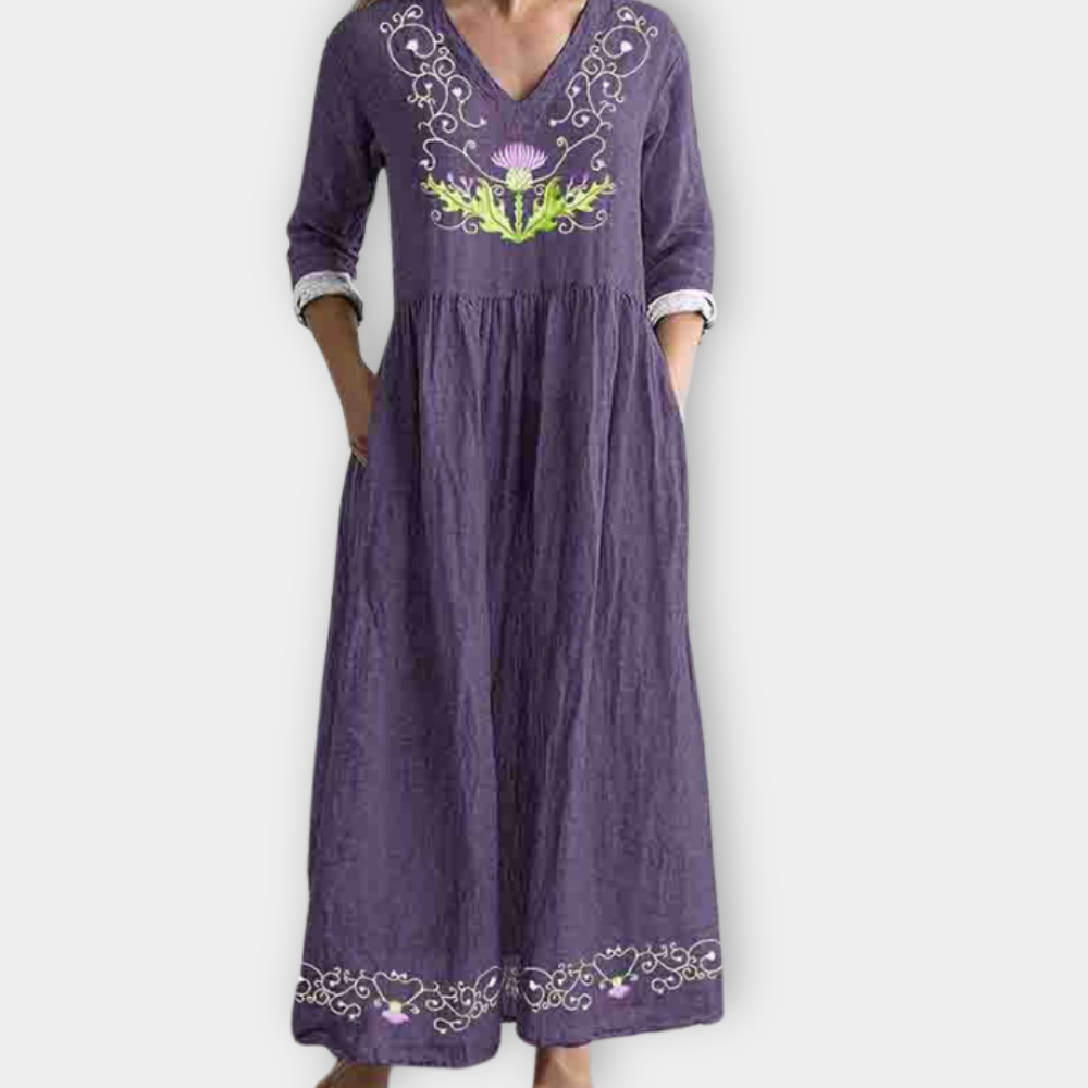 Hildemara | Boho Maxidress made of soft premium fabric