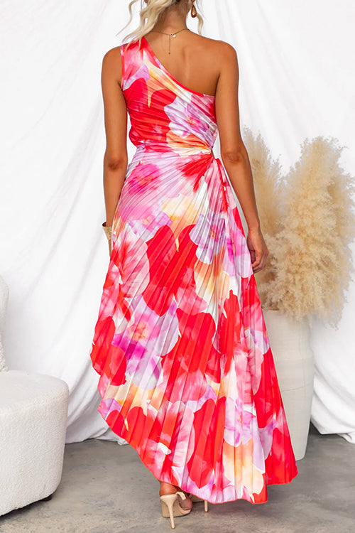Kacie | Pleated Summer Maxi Dress