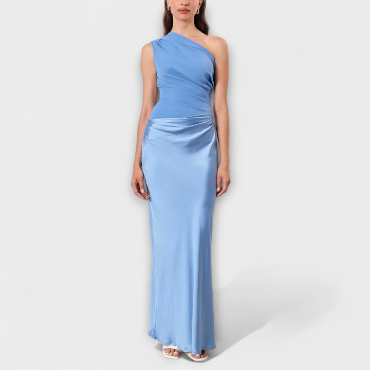 Elara™ | Elegant Pleated Maxi Dress