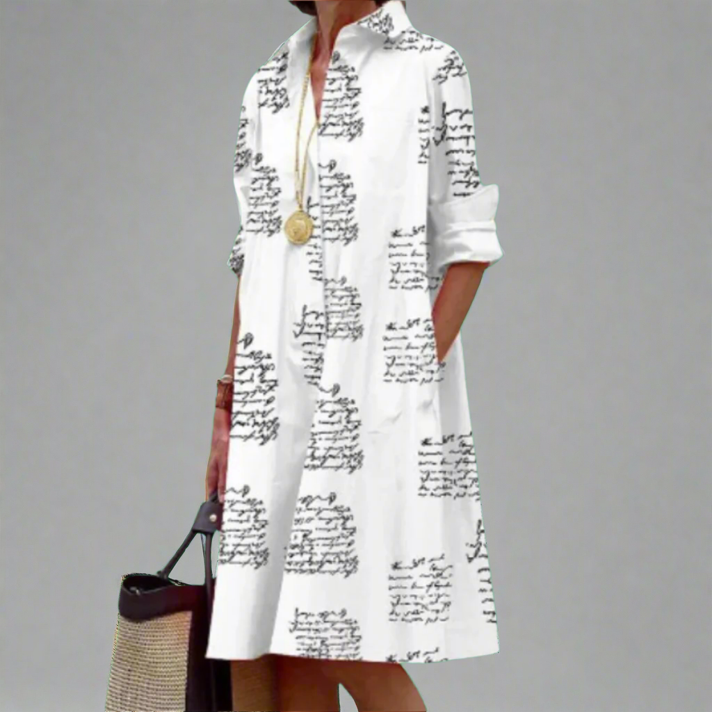 Ulla | Handcrafted Premium Midi Dress with Polka Dots