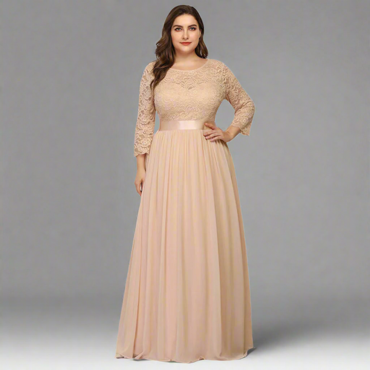 Anneliese | Premium dress with lace for elegant curves