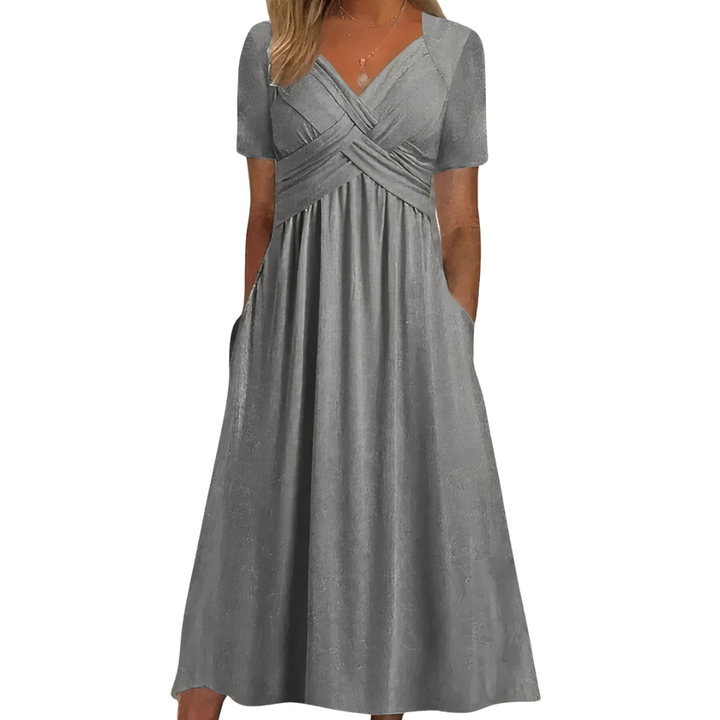 Aria™ | Comfortable V-Neck Dress