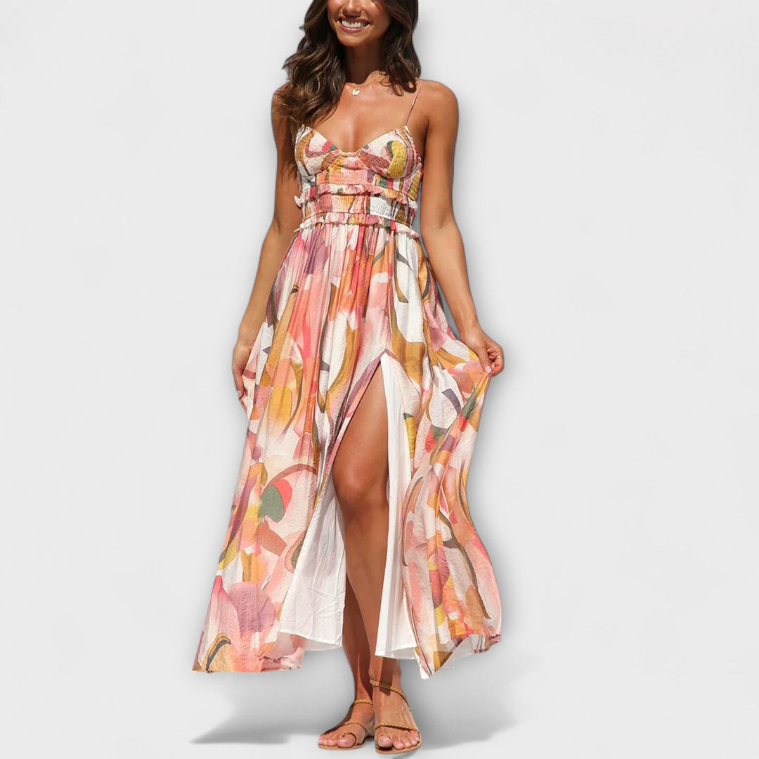 Annalise – Floral Print Walk-Friendly Dress