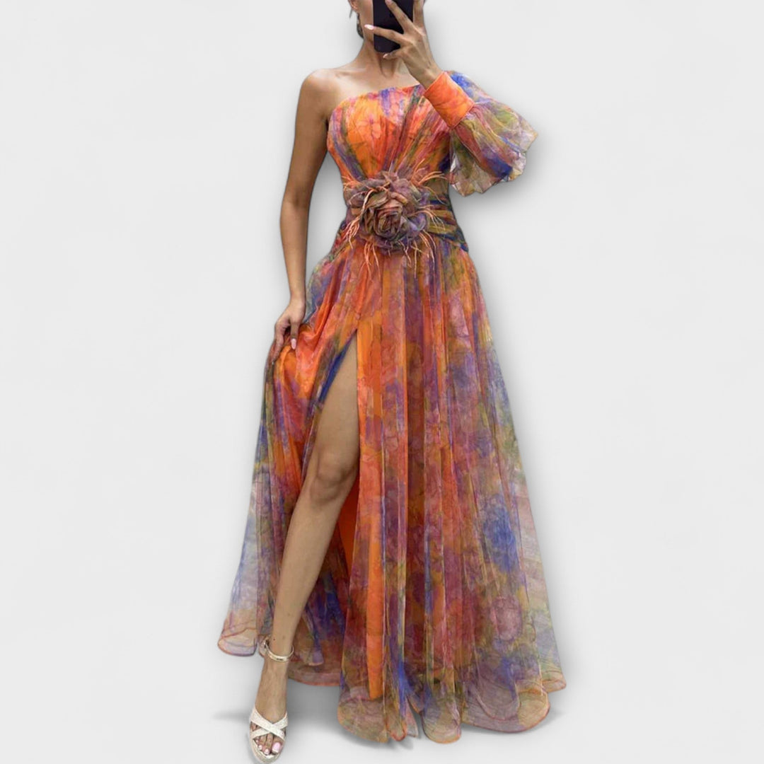 Cecilia – Elegant Split Dress