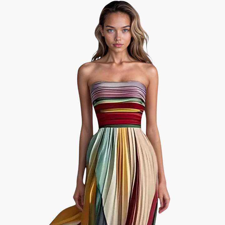Flora™ | Colourful Sleeveless Dress