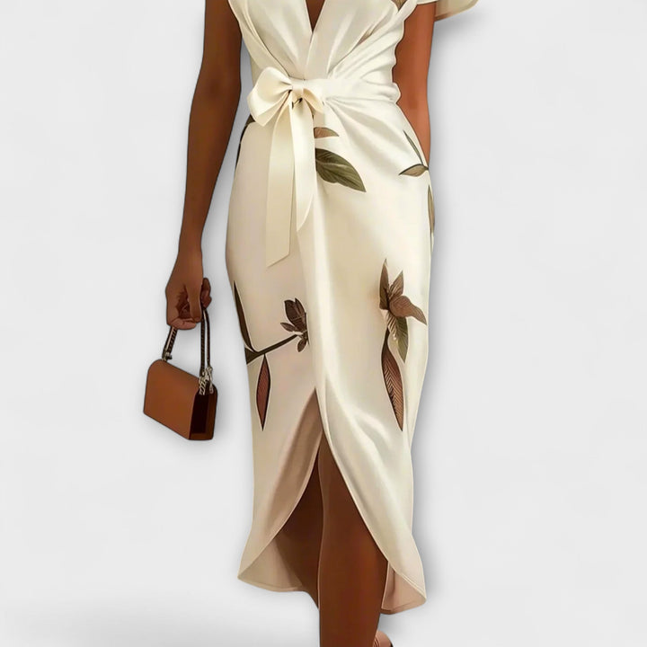Serena – Satin Wrap Dress