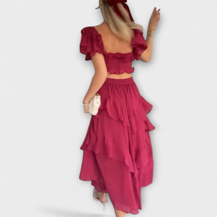 Eliza – Dress with Ruffle Details