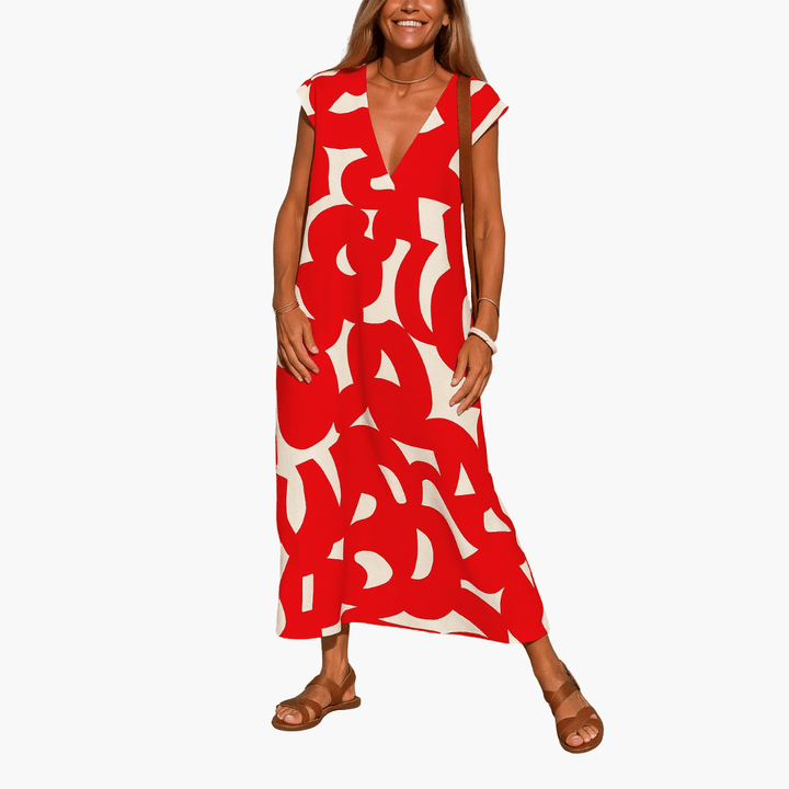 Valérie™ | Light V-Neck Dress