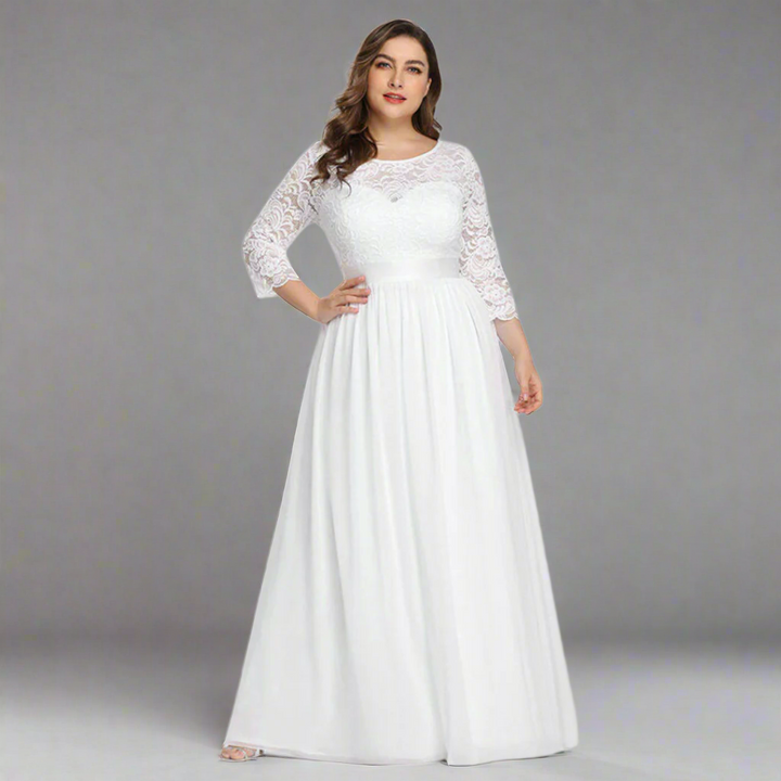 Anneliese | Premium dress with lace for elegant curves