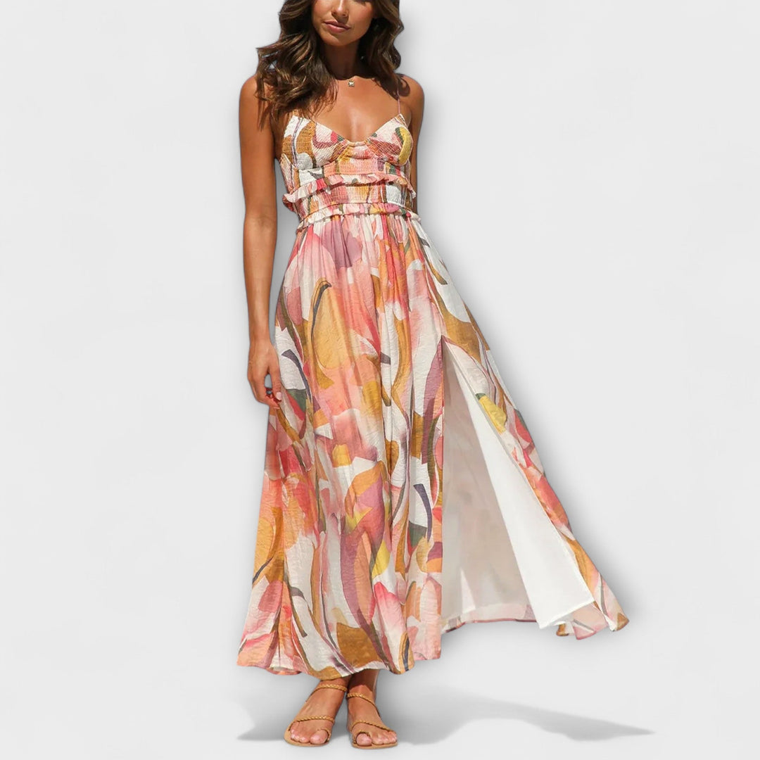Annalise – Floral Print Walk-Friendly Dress