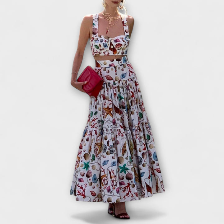 Heather – Chic Two-Piece Skirt Set