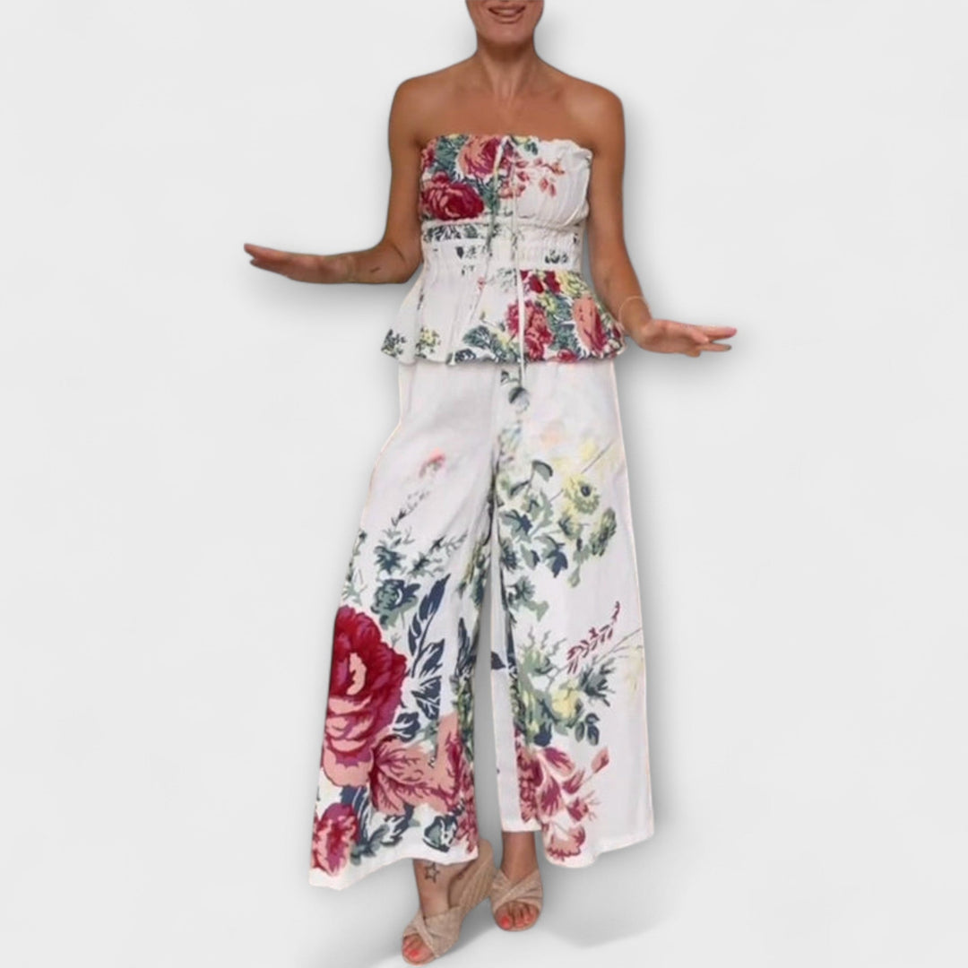 Indigo – Floral Print Summer Co-Ord Set