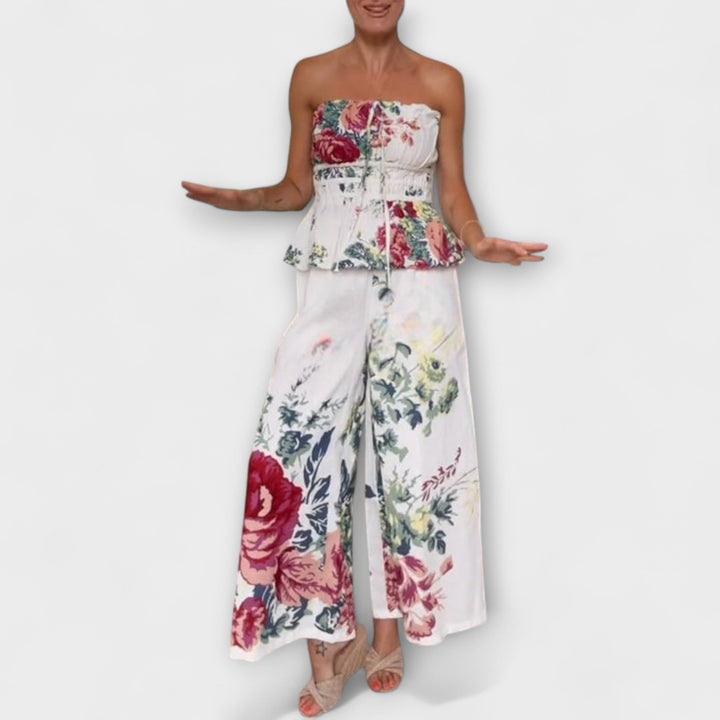Indigo – Floral Print Summer Co-Ord Set