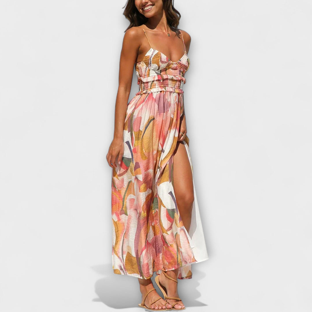Annalise – Floral Print Walk-Friendly Dress