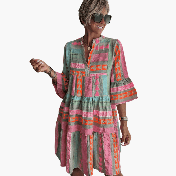 Juliane™ | Boho Layered Swing Dress