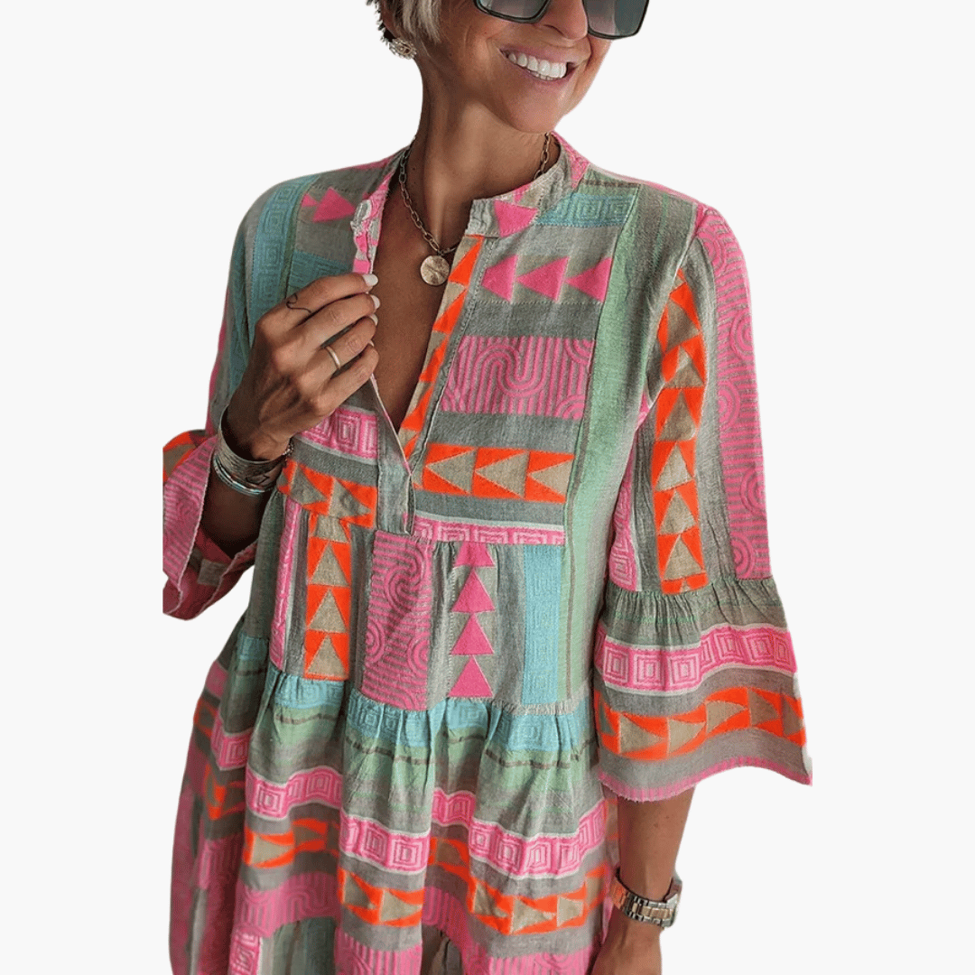 Juliane™ | Boho Layered Swing Dress