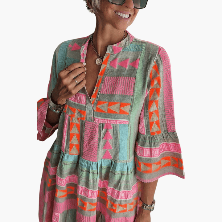 Juliane™ | Boho Layered Swing Dress