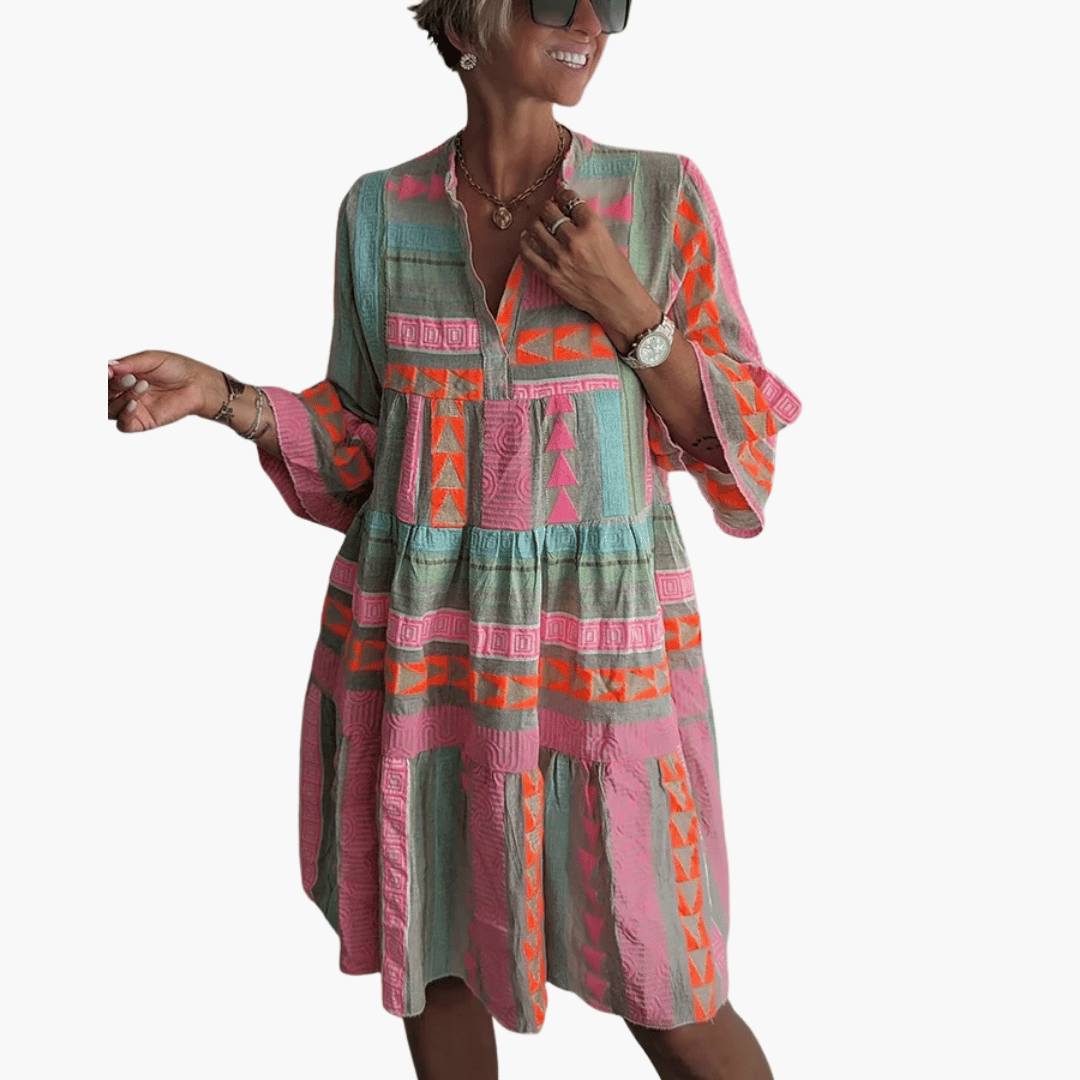Juliane™ | Boho Layered Swing Dress