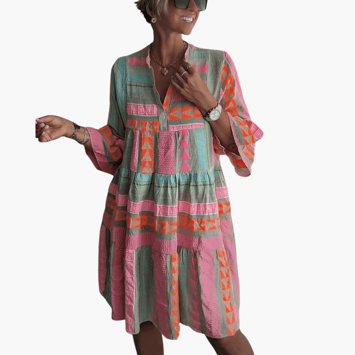 Juliane™ | Boho Layered Swing Dress